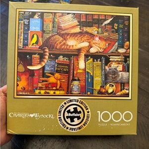 Buffalo  Cozy Cat Puzzle -